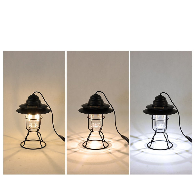 Portable Retro Barn Lantern Outdoor Multifunctional Lighting